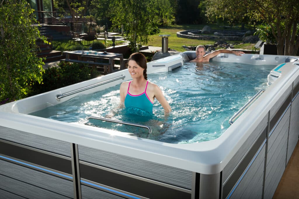 Enhance your workouts with an underwater treadmill from Texas Hot Tub Company.
