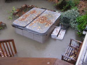 Hot tub flooded? Here’s what to do.