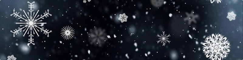 winter season snowflakes