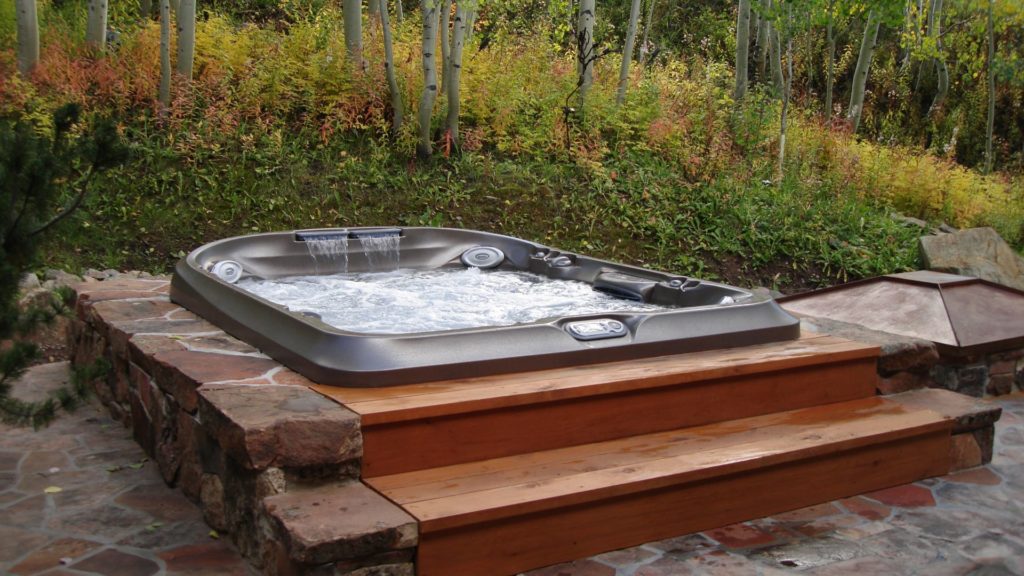 Increase range of motion with a hot tub