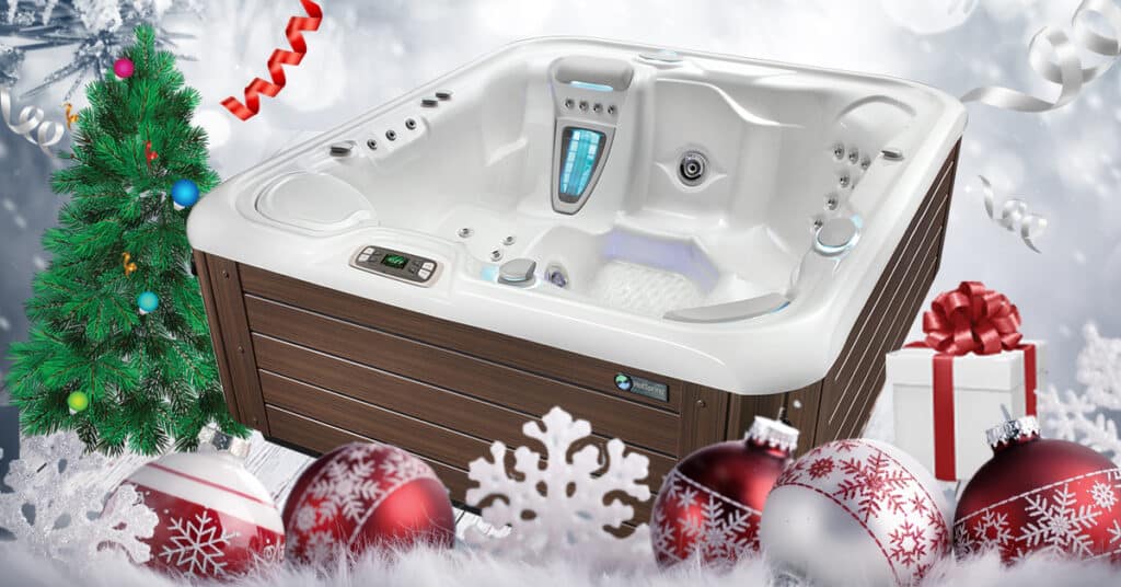 Picture yourself in a holiday hot tub from Texas Hot Tub Company this year.